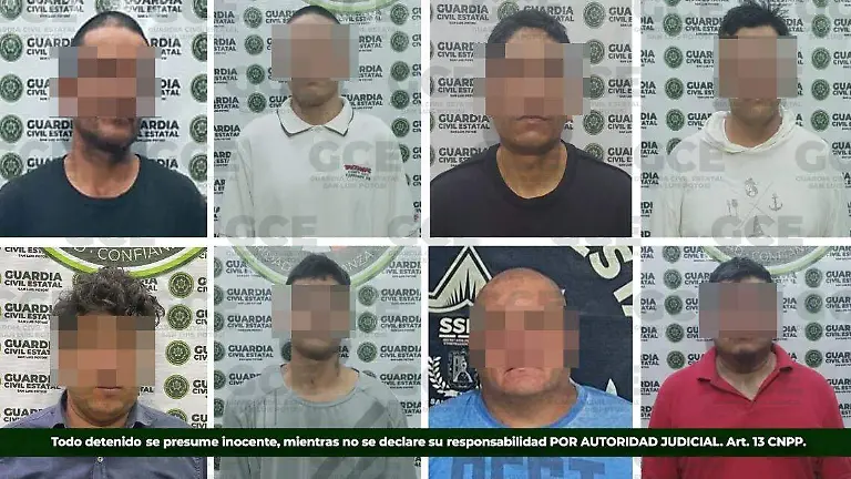 ¡Ocho detenidos en solo un día! Golpeadores acorralados en SLP